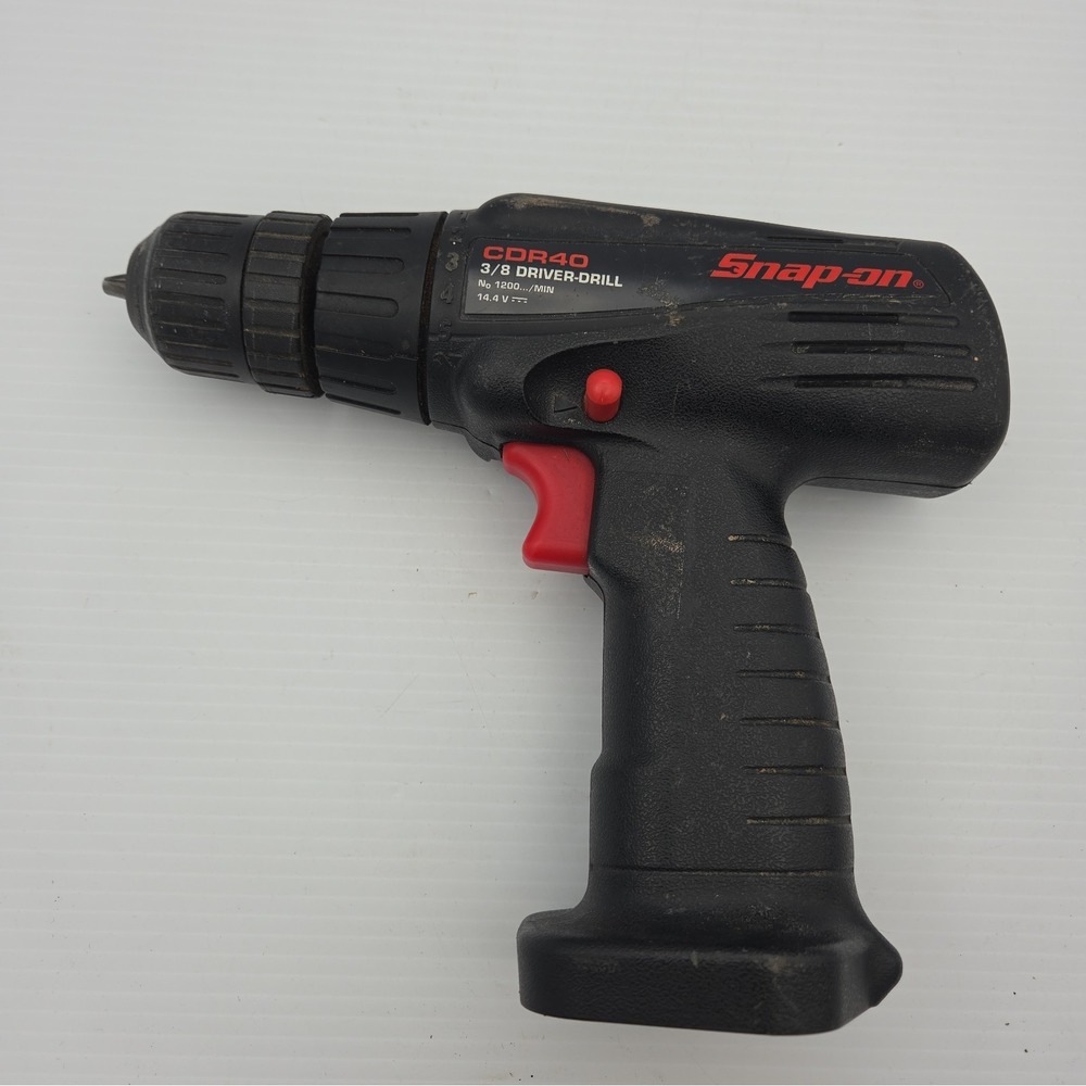 Snap-On CDR40 3/8" Driver Drill 14.4V Black Cordless Power Tool Bare Tool Only